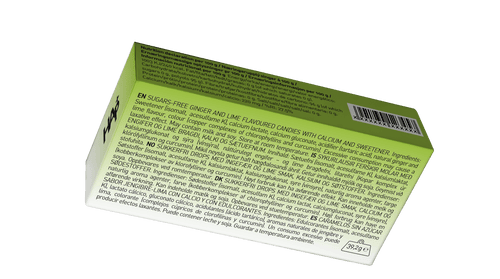 Kryddað engifer og lime  - 16 töflur (39,2g)