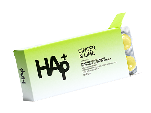 Kryddað engifer og lime  - 16 töflur (39,2g)