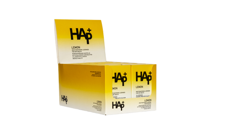 HAp+ sítrónubragð - Karton (12 sölueiningar)