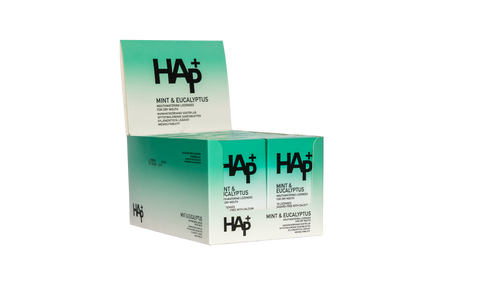 HAp+ Mint og Eucalyptus - Karton (12 sölueiningar)