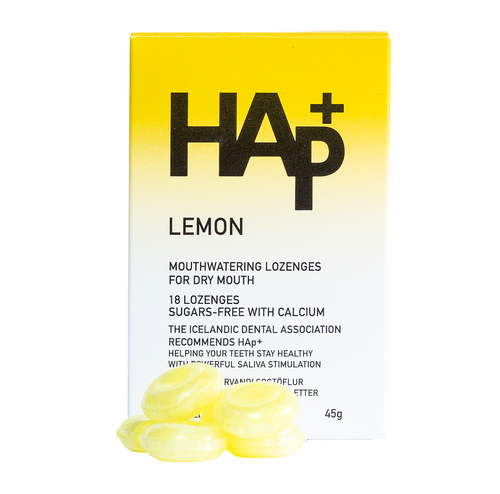 HAp+ sítrónubragð - 18 töflur