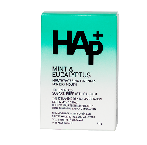 HAp+ Mint og Eucalyptus - 18 töflur